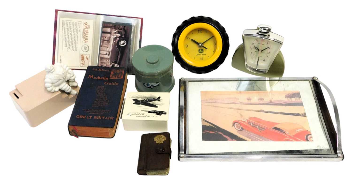Lot 107 - Automobile related collectables, to include