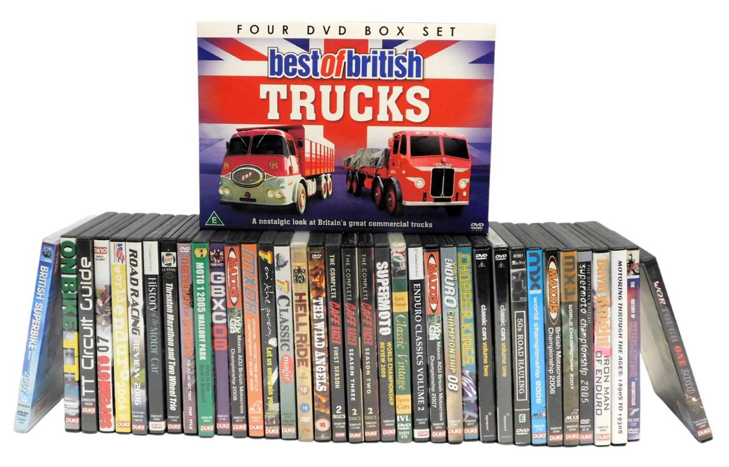 Lot 113 - Automotive related DVDs, to include History