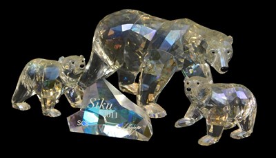 Lot 304 - A Swarovski crystal 2011 edition Siku polar...