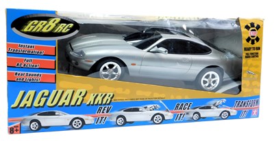 Lot 118 - A GR8 RC Jaguar XKR remote control car, with...