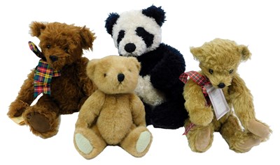 Lot 119 - Mohair and other Teddy bears, including...