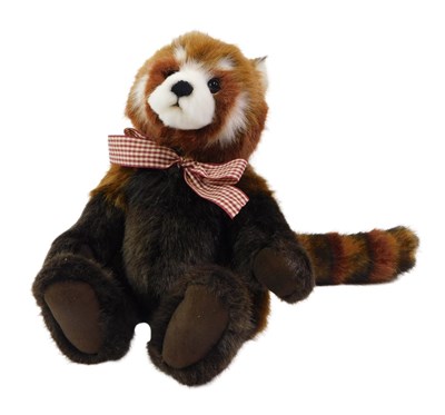 Lot 209 - Charlie Bears Bear House Bears Chuckle Red...