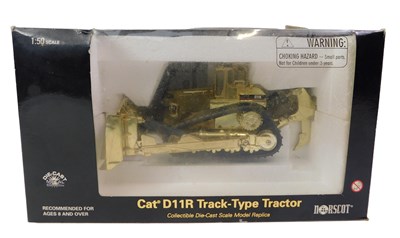Lot 223 - A Norscott diecast CAT D11R track type tractor,...