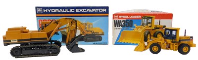 Lot 230 - ST Models diecast, including 615 Komatsu WA350...