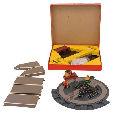 Lot 244 - Tri-ang and Hornby OO gauge accessories,...