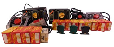 Lot 256 - Tri-ang and Hornby OO gauge power accessories,...