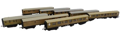 Lot 261 - Hornby OO gauge coaches, including LNER teak...