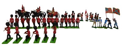 Lot 274 - W Britain toy soldiers, including Gordon...