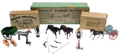 Lot 459 - A W Britain painted lead general purpose...