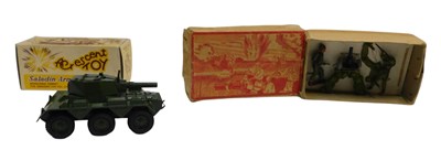 Lot 461 - A Crescent Toys painted lead machine...