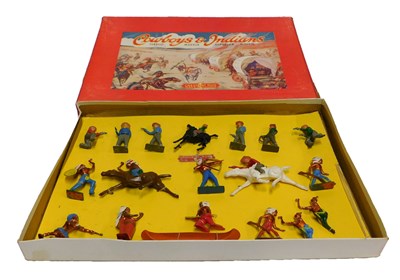 Lot 467 - A 1940s Crescent Toys Cowboys and Indians...