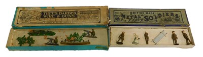 Lot 468 - Fry's Fighting Soldiers painted lead...
