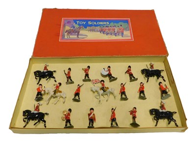Lot 471 - A John Hill and Co painted lead set, Queen's...