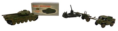 Lot 344 - A Dinky Supertoys diecast Centurion tank, 651,...