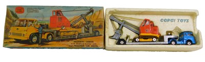 Lot 347 - A Corgi Toys diecast machinery carrier, with...