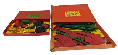Lot 480 - A Meccano set 4, boxed, together with an...
