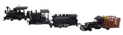 Lot 490 - Four HO gauge locomotives, including diesel...