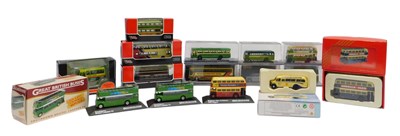 Lot 497 - A group of diecast buses, to include a Great...