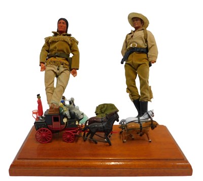 Lot 507 - Two Lone Ranger figures, comprising Cowboy and...