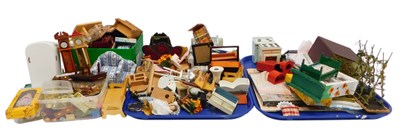 Lot 513 - A group of doll's house furniture, to include...