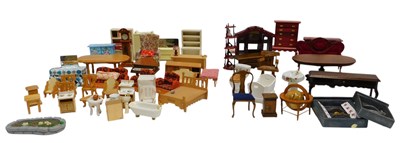 Lot 515 - A group of doll's house furniture, to include...