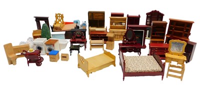 Lot 516 - Various doll's house furniture, to include...