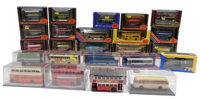 Lot 529 - Various diecast double decker buses and...