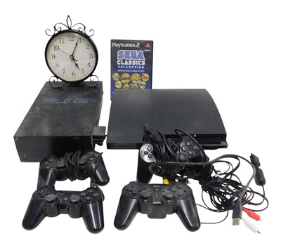 Lot 533 - A Sony PlayStation 2 and a Sony PlayStation 3...