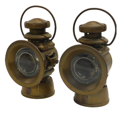 Lot 6A - A pair of Lucas King of the Road oil powered...