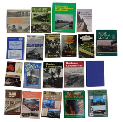 Lot 21 - Railway related books, including The East...