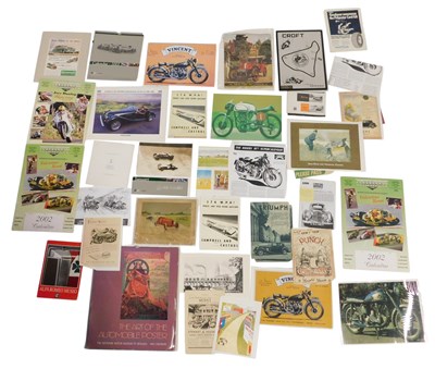 Lot 30 - Motor sport related prints and pictures,...