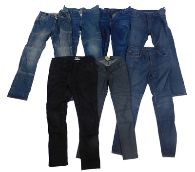Lot 91 - A group of motorcycle Armourlite denim...