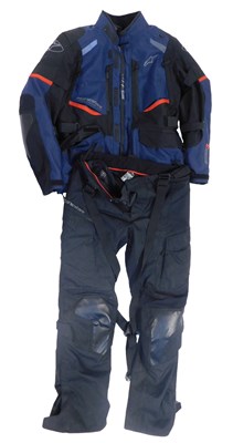 Lot 100E - A Roadstar two piece motorbike suit, jacket...