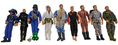 Lot 288 - Action Men, including Karate Action Man, Pilot...