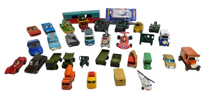 Lot 304 - Matchbox Corgi and other playworn diecast,...