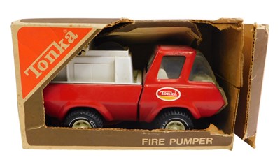 Lot 305 - A Tonka 1256 fire pumper, boxed.