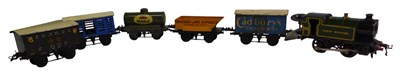 Lot 367 - Hornby O gauge clockwork locomotive and...