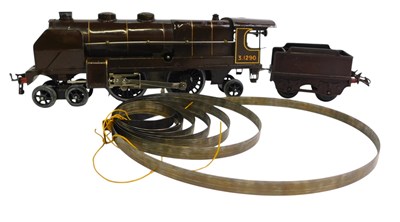 Lot 369 - A Hornby O gauge clockwork tinplate number 3C...