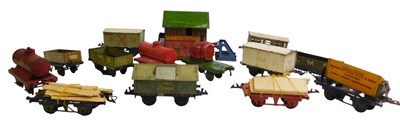 Lot 372 - Hornby O gauge tinplate rolling...