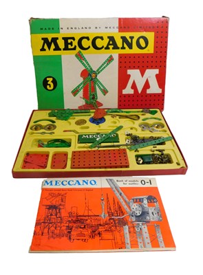 Lot 379 - A Meccano No. 3 set, boxed.