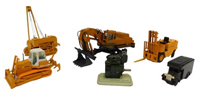 Lot 424 - Unboxed diecast excavators and...