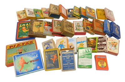 Lot 445 - A collection of thirty eight card games, 19thC...