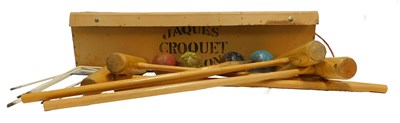 Lot 452 - A Jaques of London croquet set, including four...