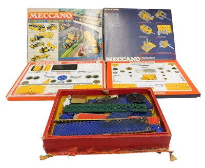 Lot 454 - Meccano sets, including Meccano set number 6,...