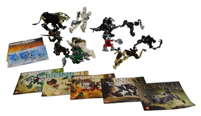 Lot 651 - A group of Lego Bionicles figures, to include...
