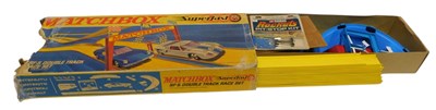 Lot 657 - A Matchbox SF-5 double track race set, boxed.