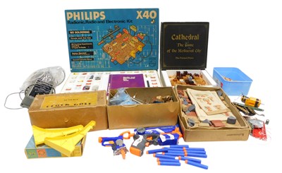 Lot 663 - Various toys, to include a Hornby II power...