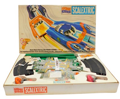 Lot 664 - A You Steer Scalextric set, YS500, boxed.