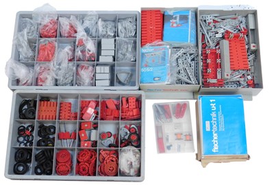 Lot 698 - Assorted Fischer Technik, including a basic...