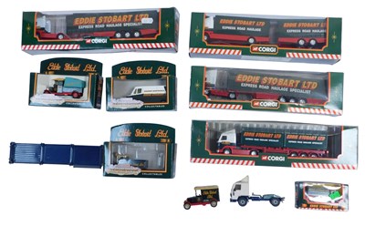 Lot 703 - Corgi diecast Eddie Stobart vehicles, most...